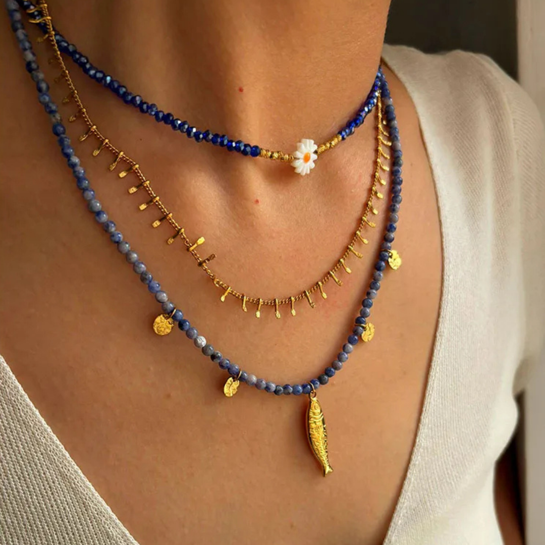 Layering Azul con Pez