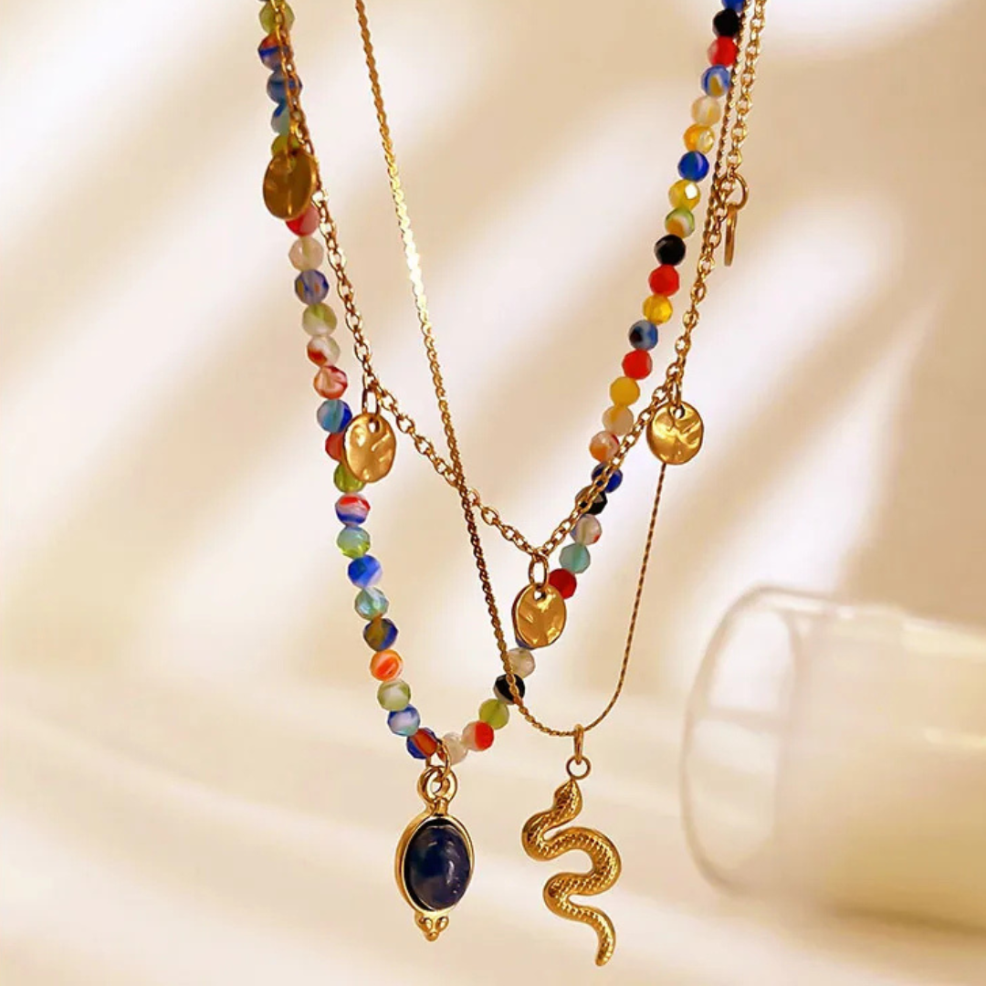 Layering Multicolor con Serpiente