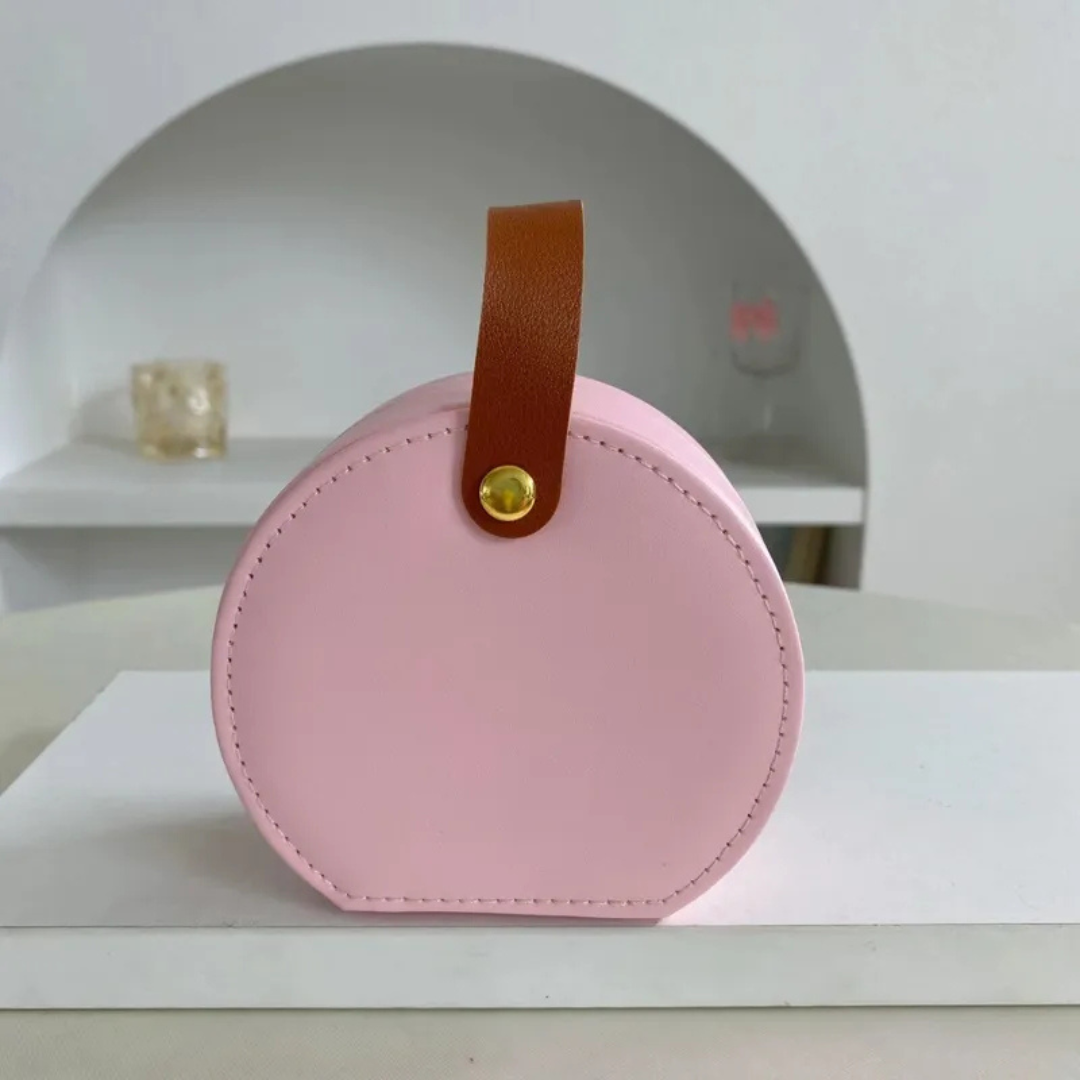 Joyero Portátil Rosa Pastel Travel