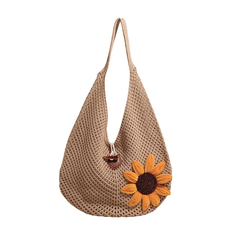 Bolsa Tejida Girasol