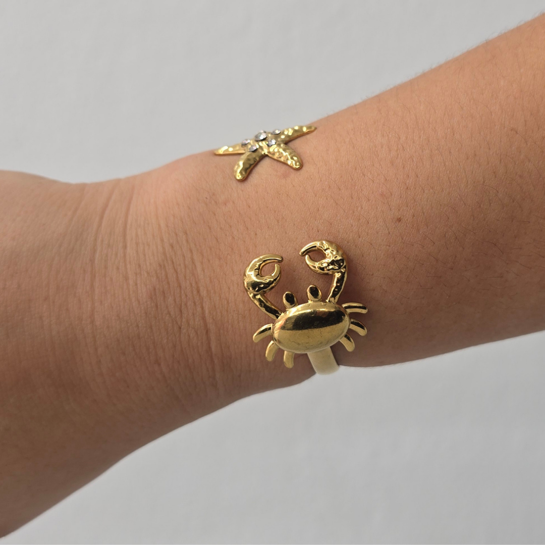 Brazalete Cangrejo y Estrella de Mar