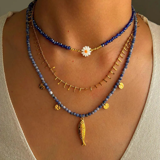 Layering Azul con Pez