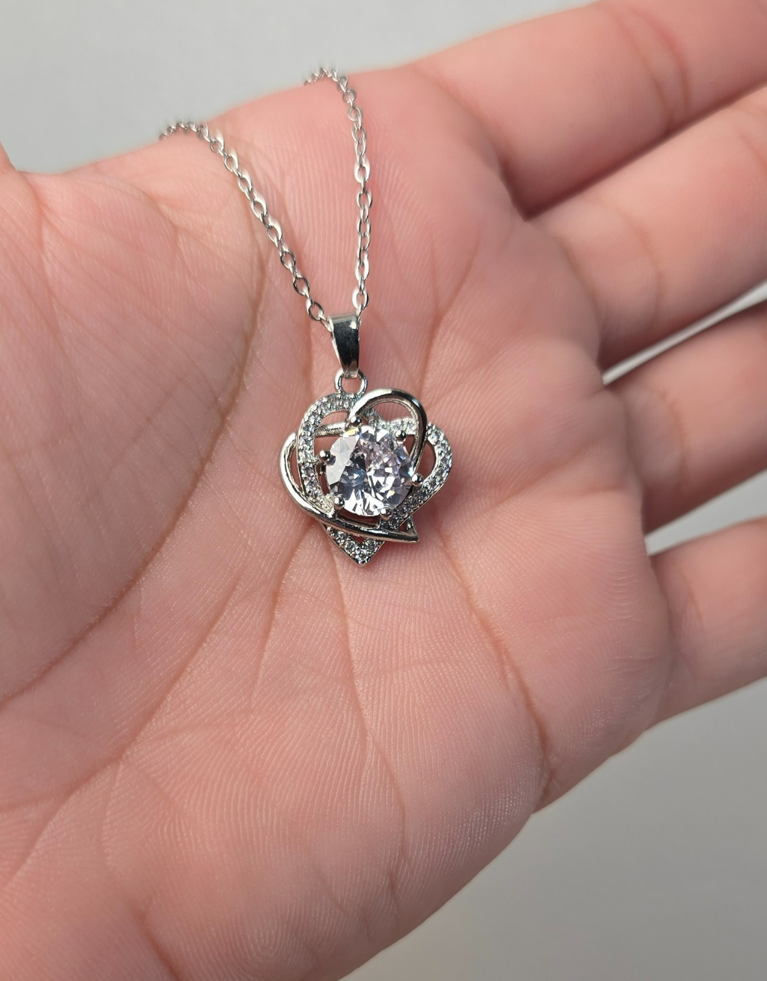 Trenza de amor plata