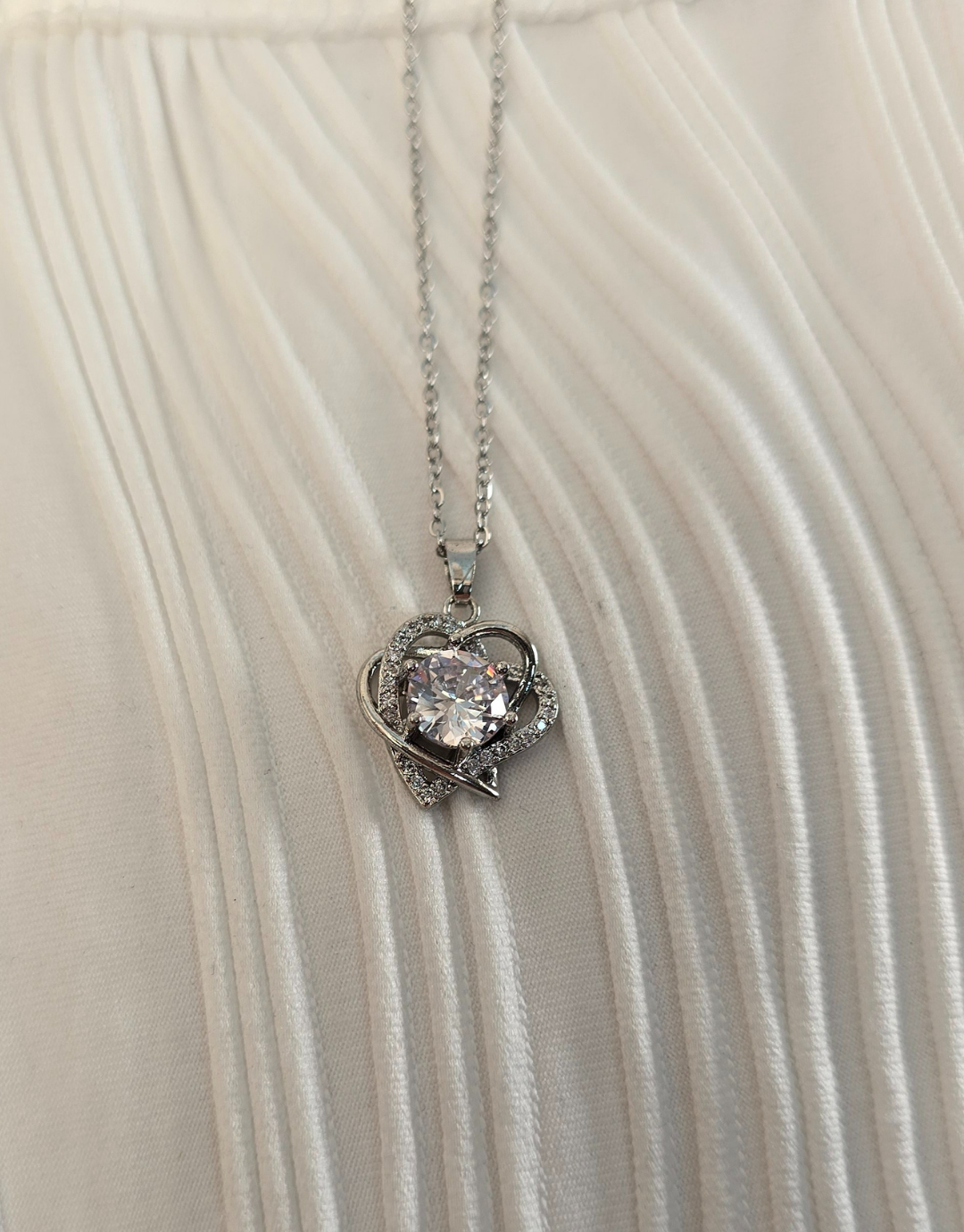 Trenza de amor plata