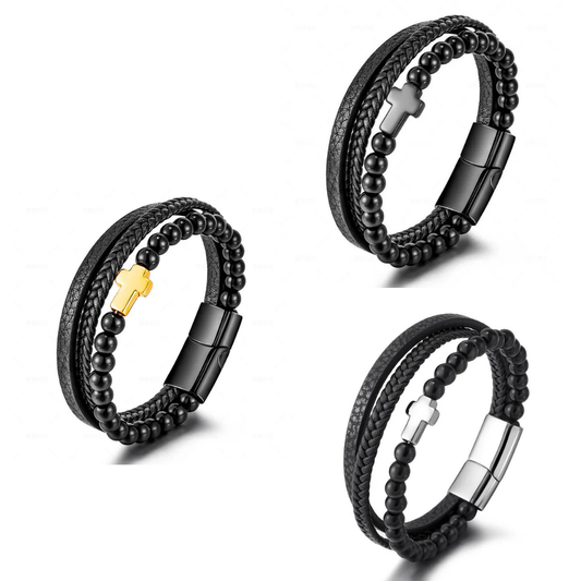 Pulsera Cruz Moderna