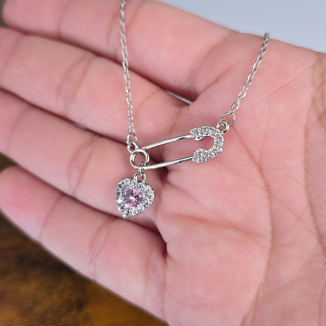 Collar Imperdible Plata