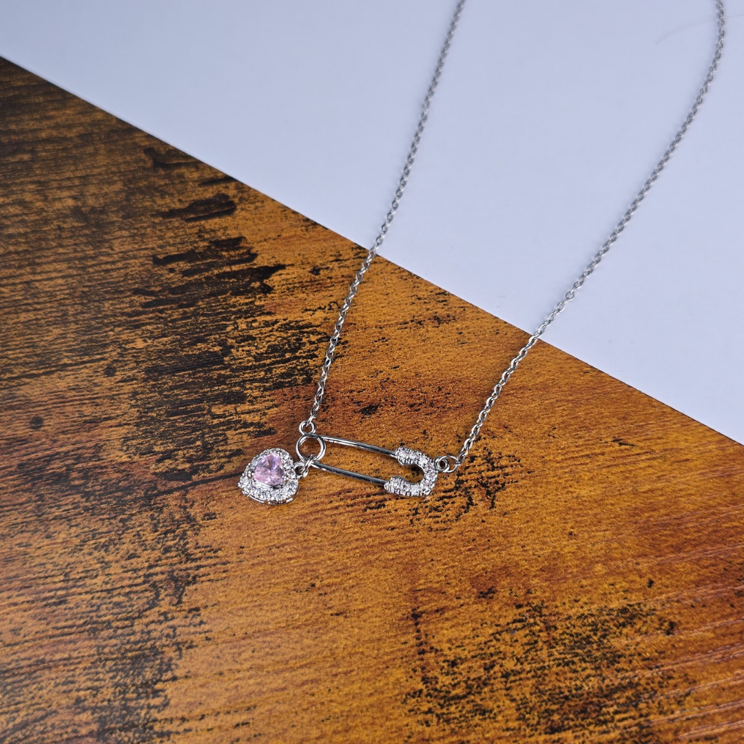 Collar Imperdible Plata