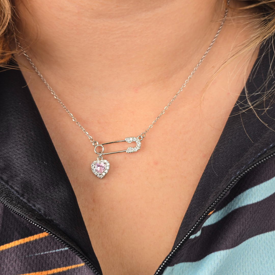 Collar Imperdible Plata