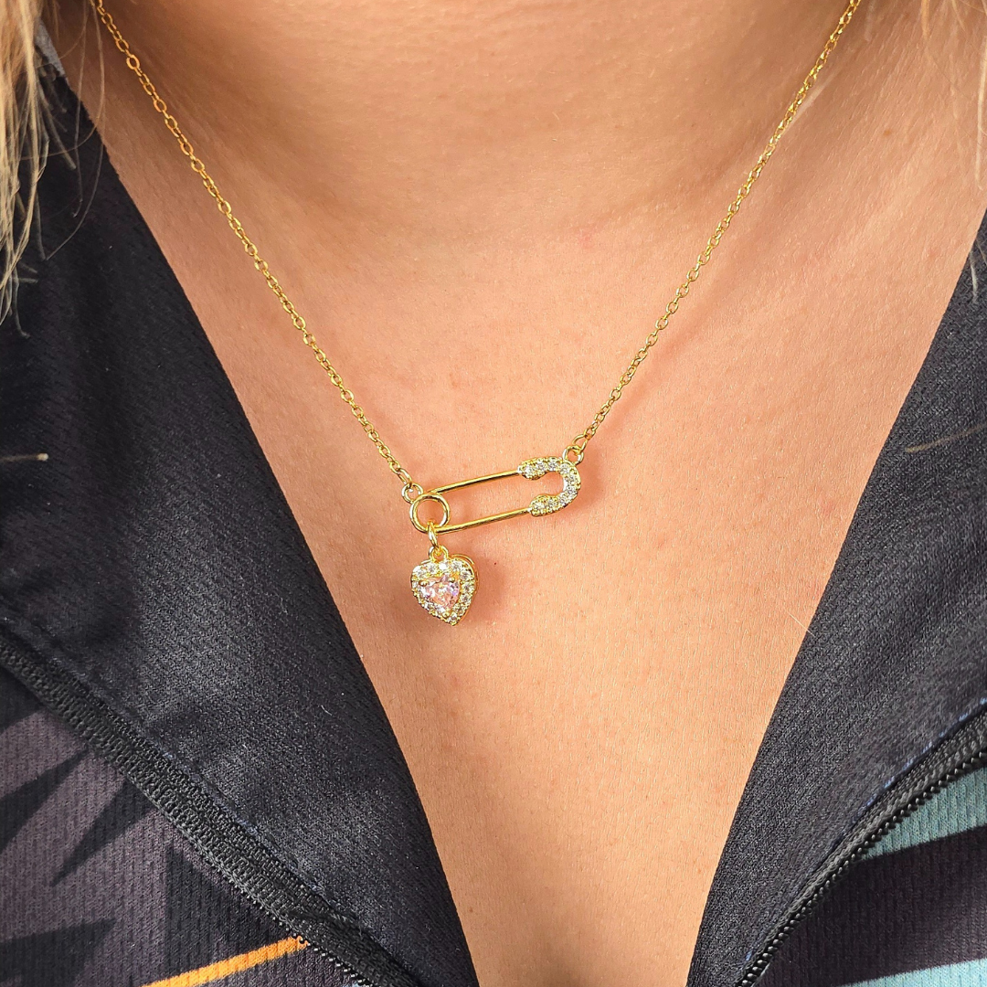 Collar Imperdible Oro