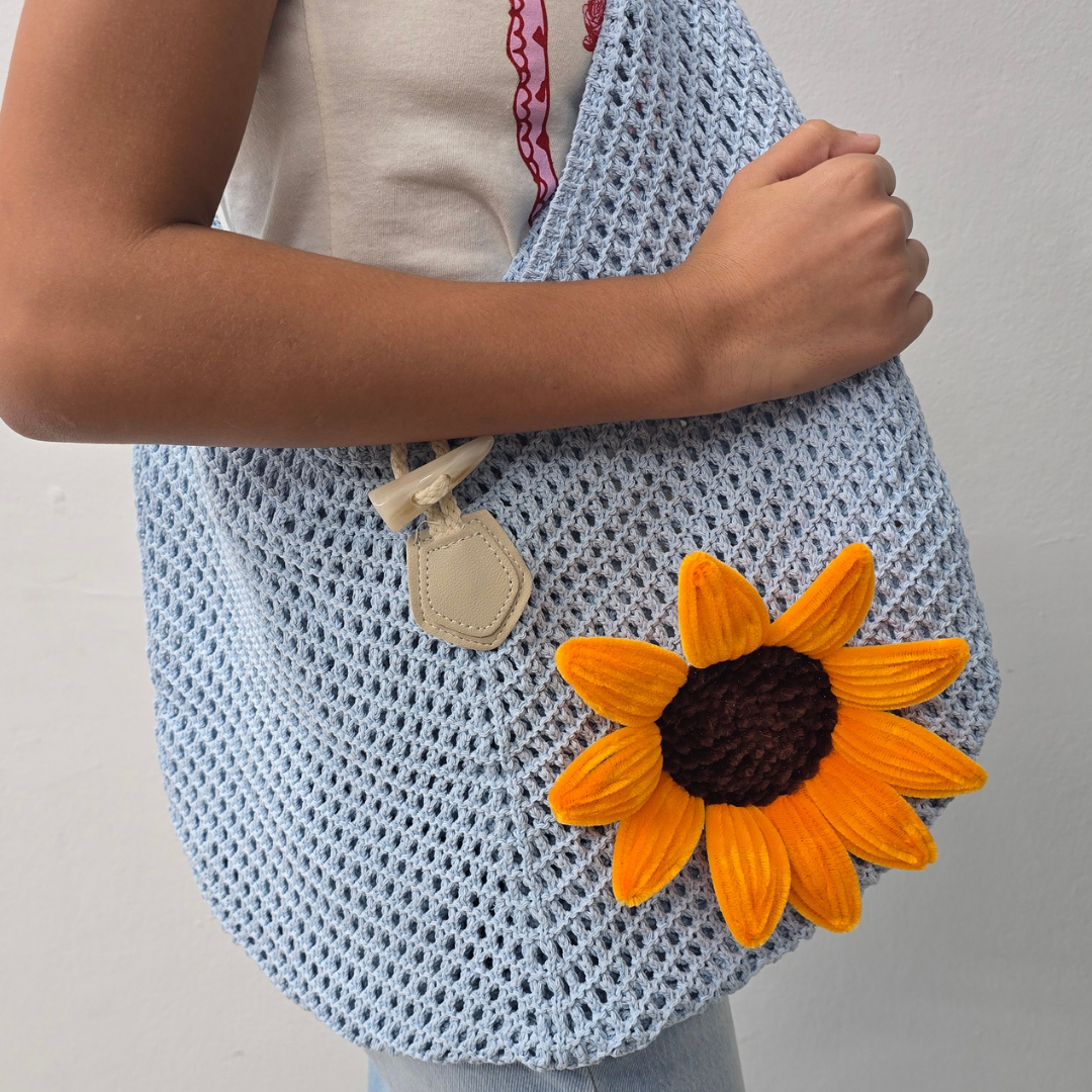 Bolsa Tejida Girasol