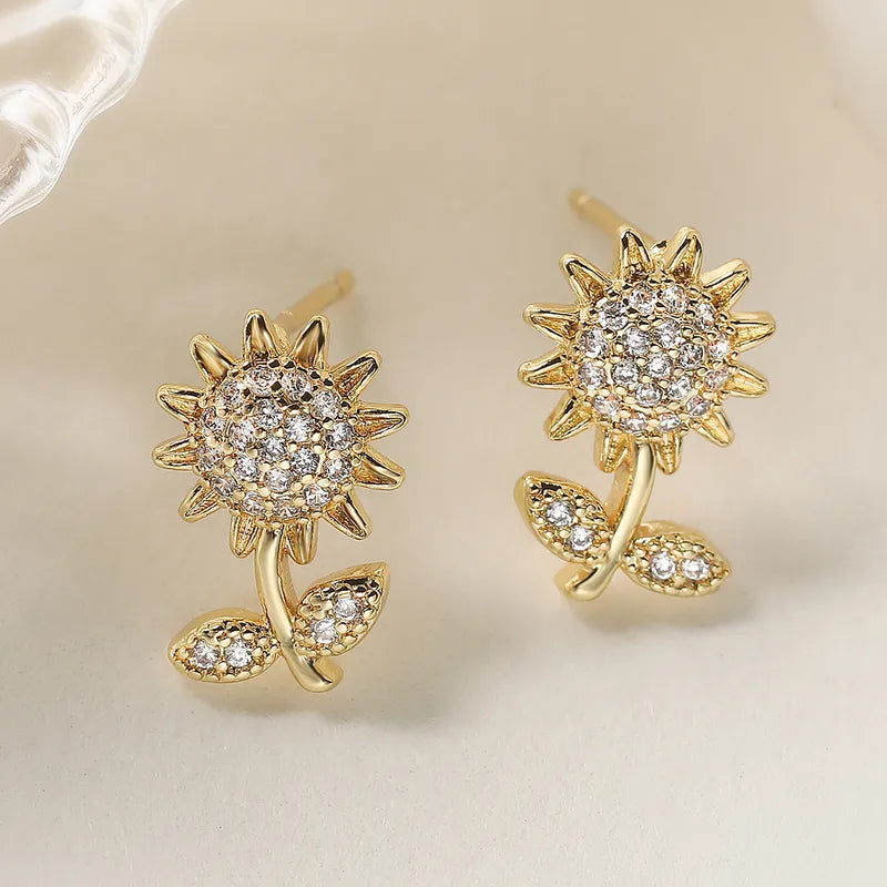Aretes girasol