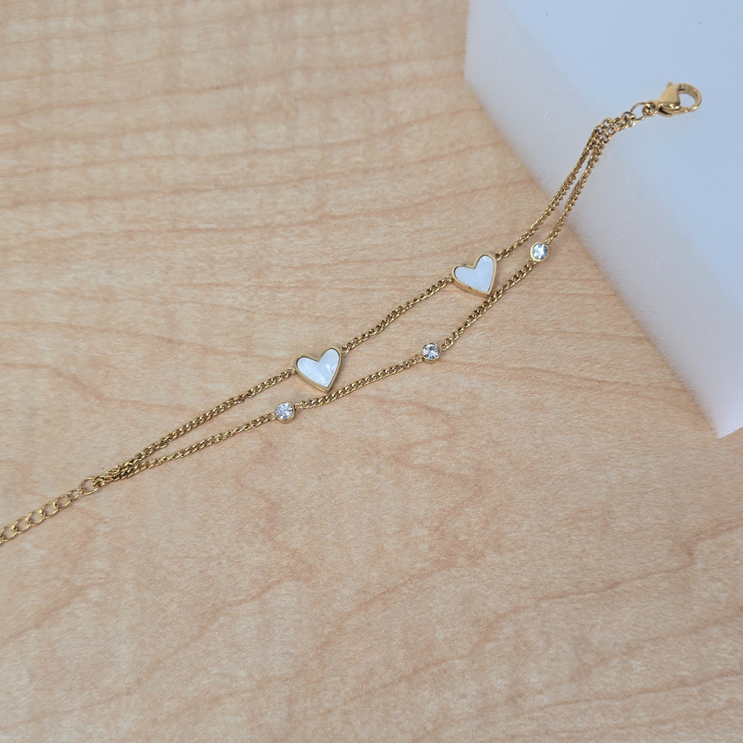 Corazón Brillante (Pulsera)