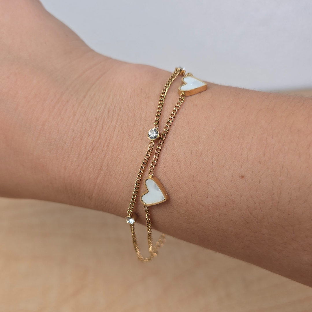 Corazón Brillante (Pulsera)