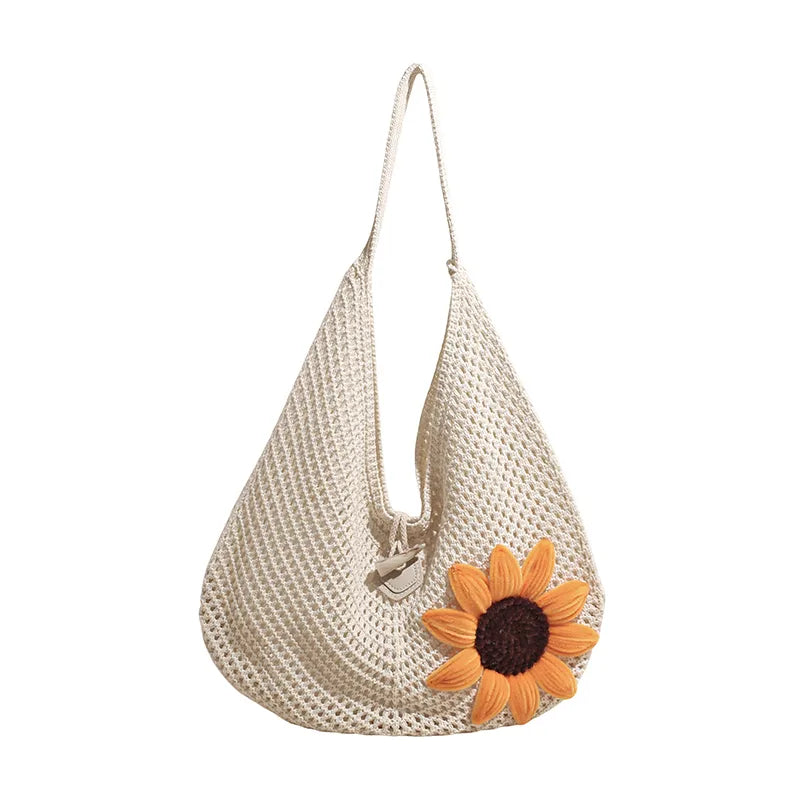 Bolsa Tejida Girasol