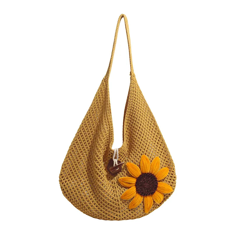 Bolsa Tejida Girasol