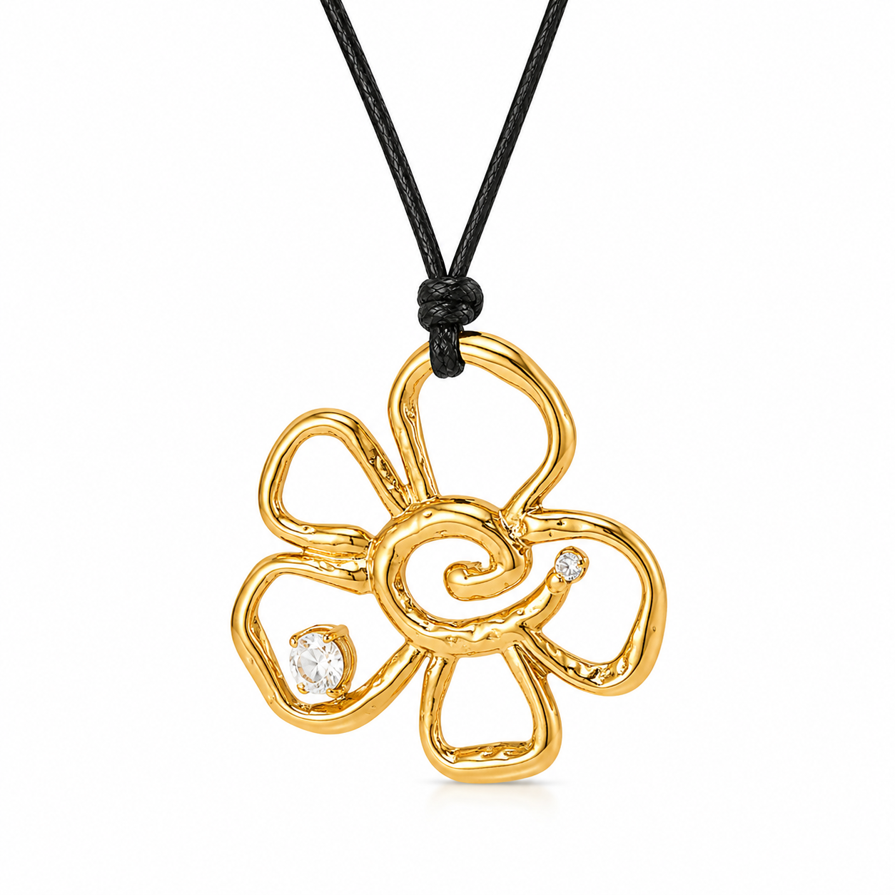 Collar Flor Golden Boho